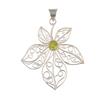 Natural  Peridot Gemstone 925 Sterling Silver Gift Jewelry Women Pendant 2.29" CP-19-4
