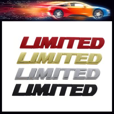 3D Premium Luxury LIMITED for Highlander SUV Car Engine Hood Fender Trunk Tail Rear Bonnet Nameplate Decal Emblem Badge Sticker
