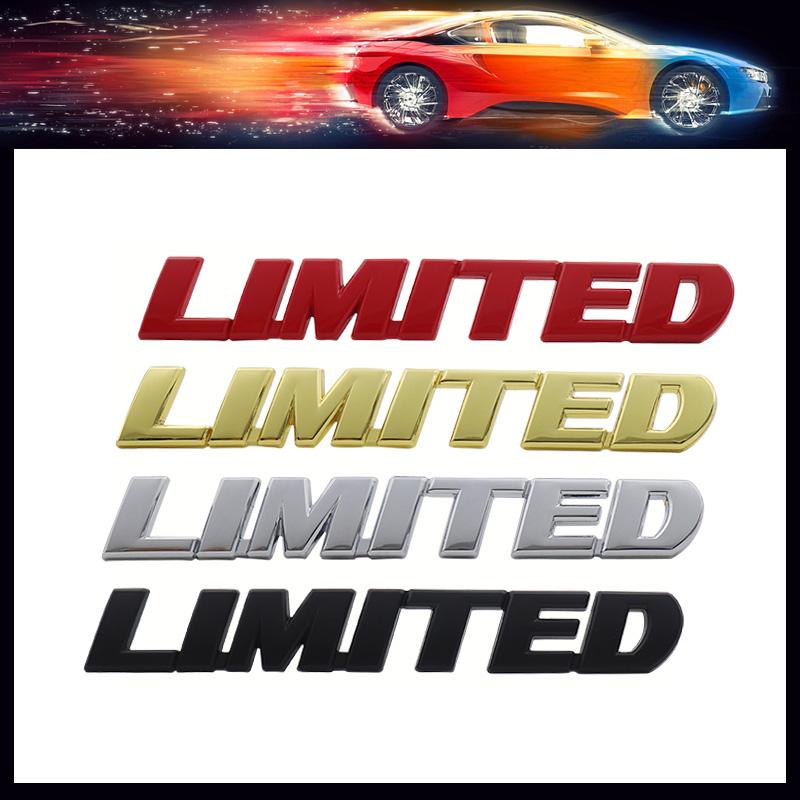 3D Premium Luxury LIMITED for Highlander SUV car Engine Hood Fender trunk Tail Rear Bonnet Nameplate Decal Emblem Badge Sticker