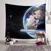 Cosmic Solar System Hanging Cloth Art Background Cloth Galaxy Space Planet Tapestry Science Fiction Planet Background Cloth
