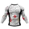 Digital Print Quick-Dry Long Sleeve Training Top - Autumn/Winter Running Tee