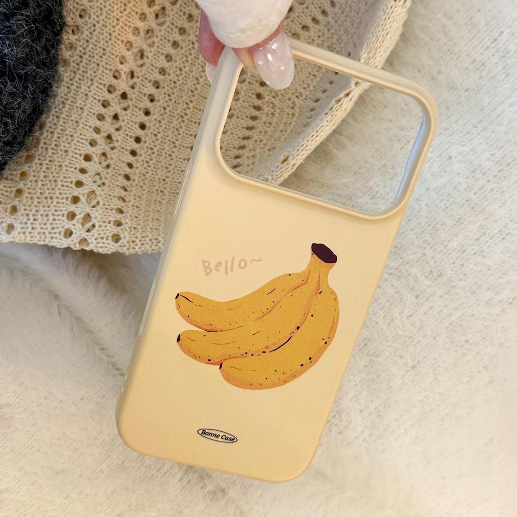 Funda Creativa de Plátano para iPhone 16, iPhone 17 y iPhone 17 Pro Max