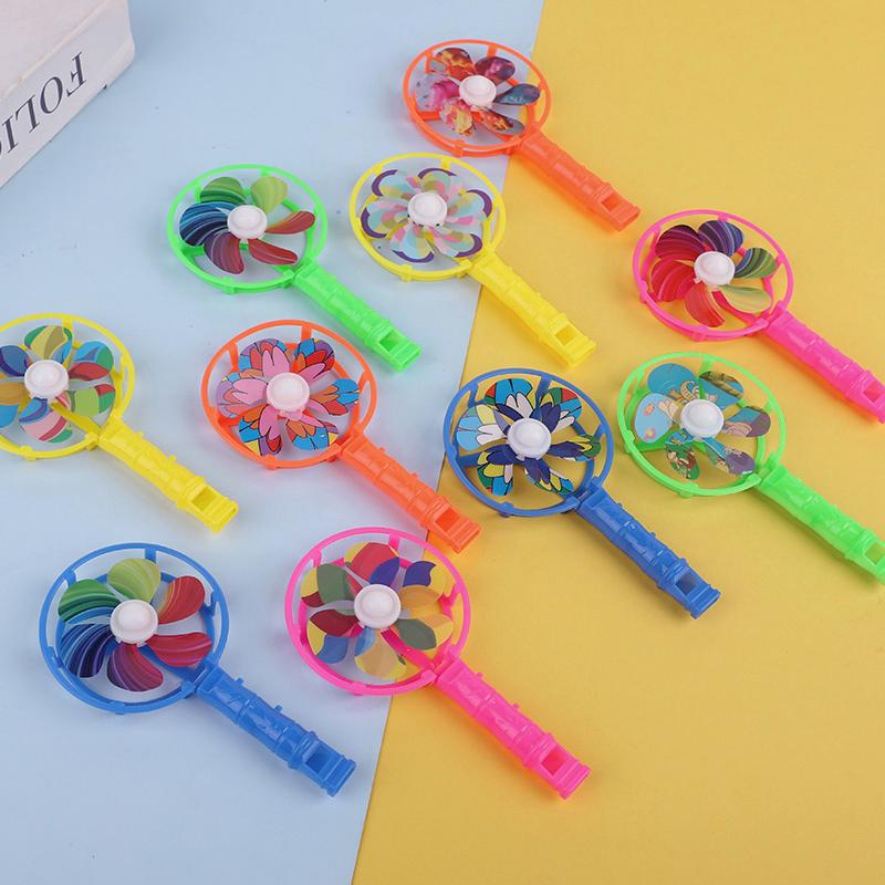 12/30Pcs Colorful Pinwheel Whistles Kids Birthday Party Favors Game Toys Goody Bag Pinata Fillers Boy Girl Christmas Gift Prizes