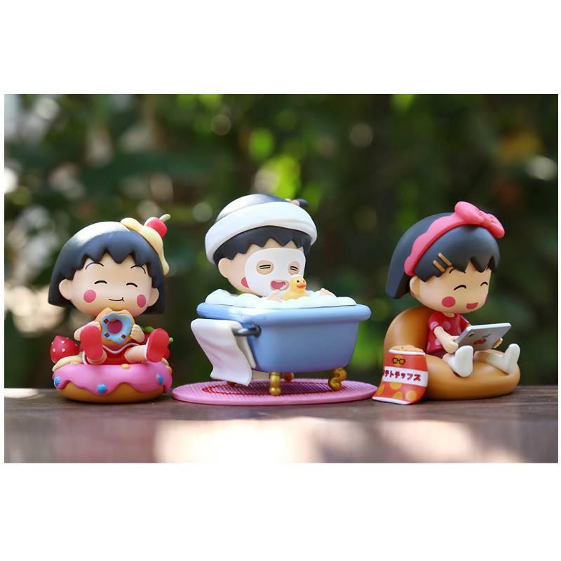 Whimsical Cherry Maruko Anime Figure Adorable Pvc Collectible Doll For Decoration
