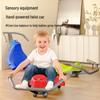 Patinete Infantil Giratório e Deslizante Manual: Carrinho de Balanço Deslizante Anti-Tombamento