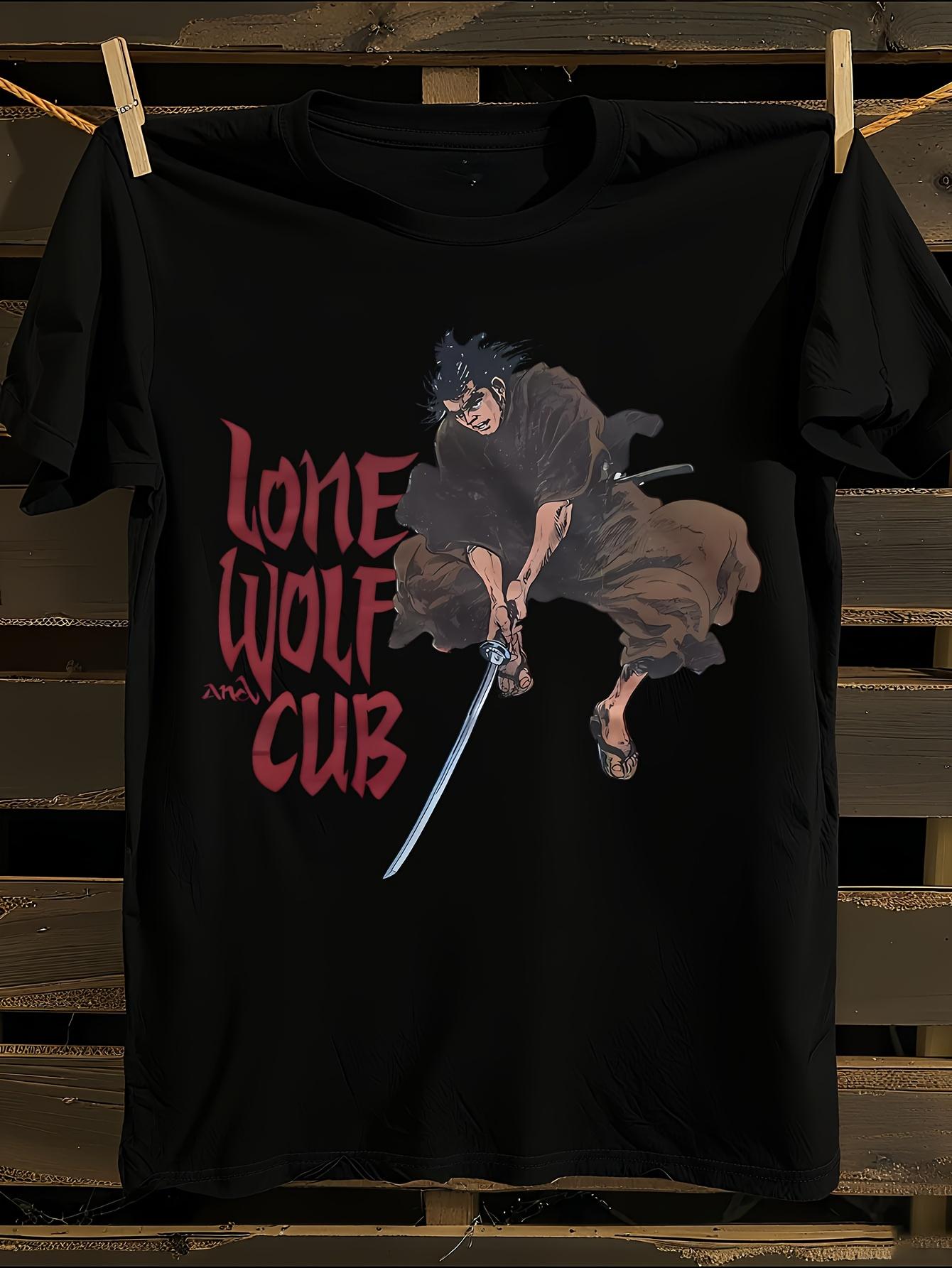 Vintage Tshirt Vintage 1987 Lone Wolf Cub Graphic Tshirt XXXXL