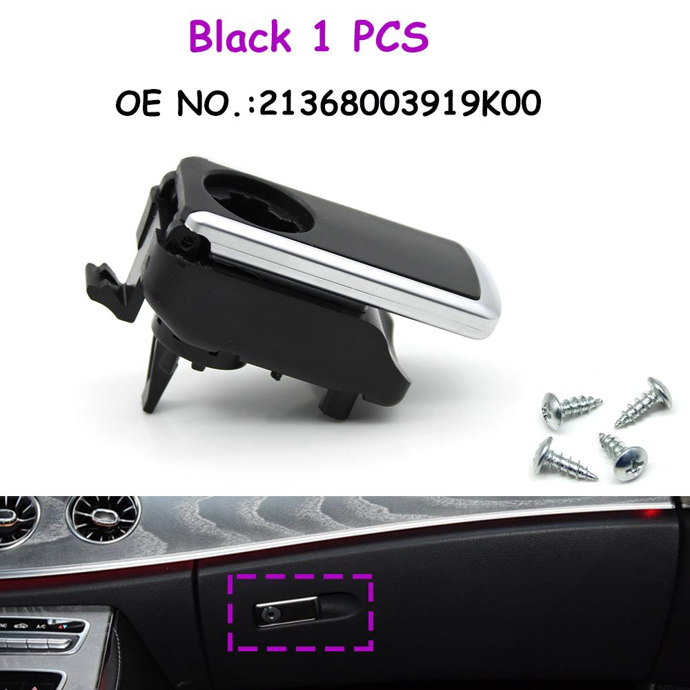 

W213 W238 W257 Car Passenger Side Dashboard Glove box switch handle Assembly For Benz E CLS Class Toolbox Glove Boxes 2016- Black 1 PCS