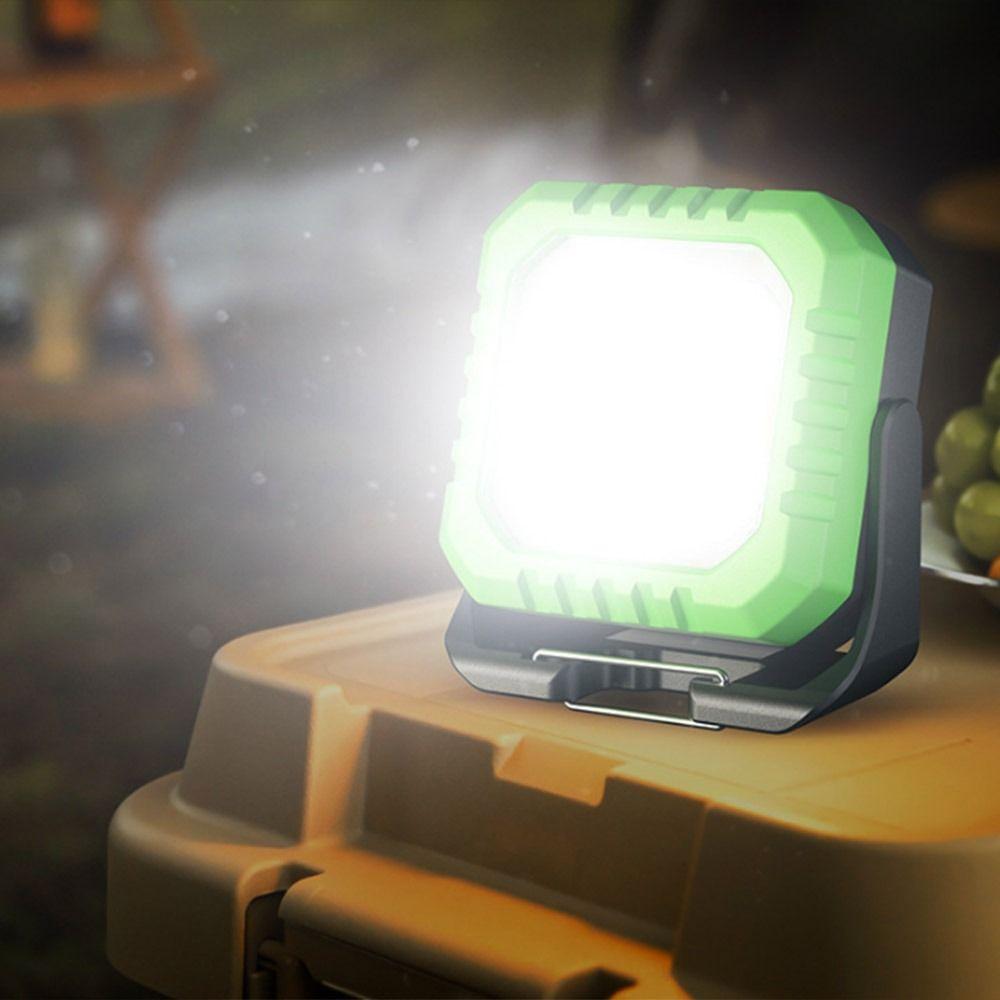 Adjustable Bracket Camping Lamp Strong Magnetic Adsorption Floodlight  Nighttime Lighting