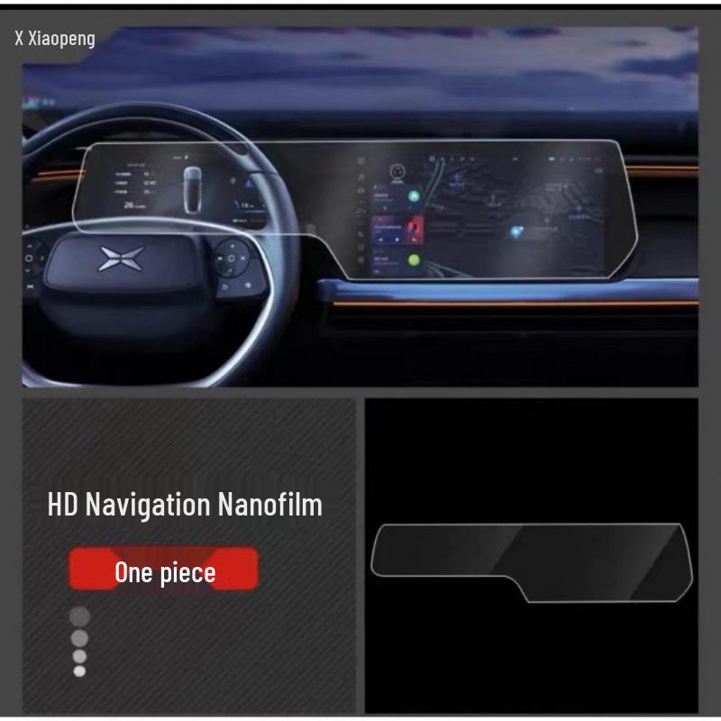 20-23 Xiaopeng P7/P7i Transparent TPU Center Console Dashboard Film