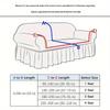 Universal Elastic Sofa Cover: Solid Color, Cross-Border Gauze Skirt, All-Season, Thickened Protection