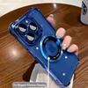 Transparent Plating Magnetic Cases For iPhone 16 13 12 11 17 Pro Max 14 15 Plus 17 Air For Magsafe Wireless Charging Phone Cover