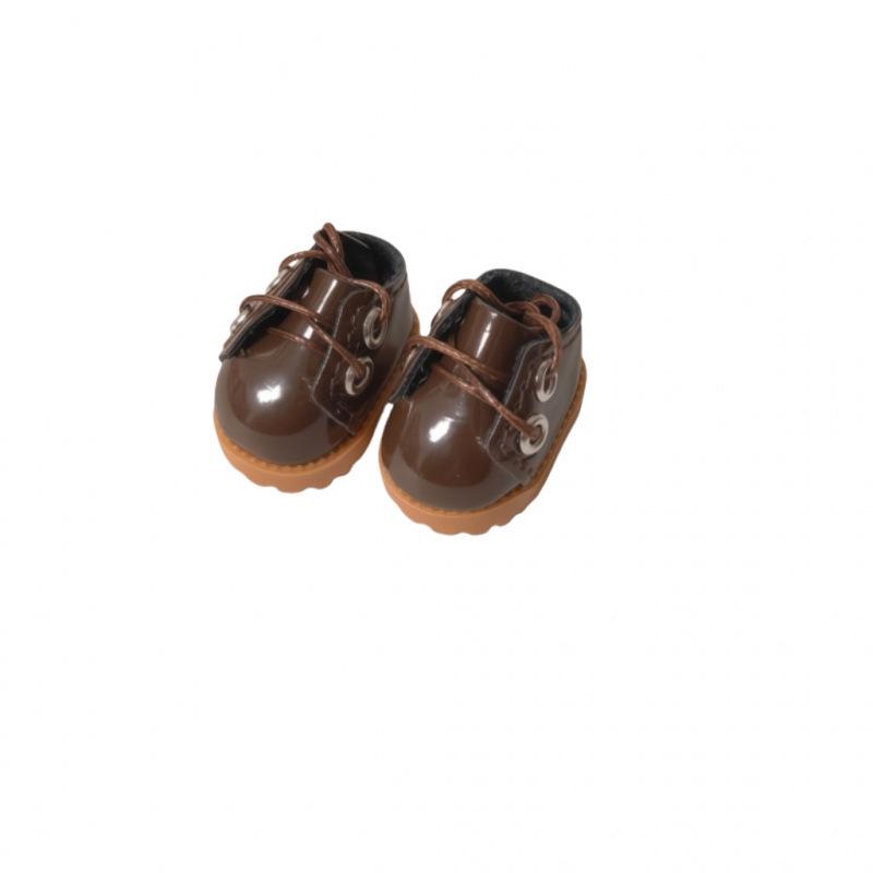 2.5CM Leather Shoes for 8-Point Dolls, 16CM Jointed Doll Accessories, and 14CM Potato Doll Footwear. 2.5 x 1.6 x 1 cm (L x W x H)