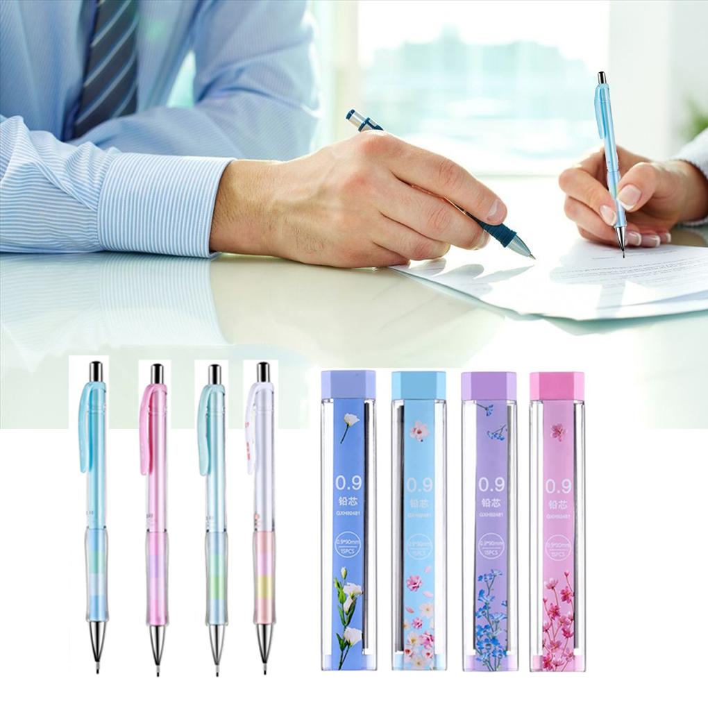 Ołówek Mechaniczny Lekki Uroczy Antypoślizgowy Niełatwy do Złamania Płynne Pisanie Akcesoria do Malowania Narzędzia Edukacyjne
