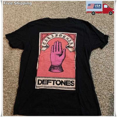 Deftones 2015 Tour Black Cotton T-shirt Size S-5XL