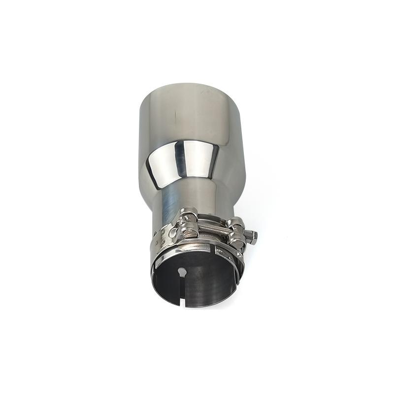 Double Wall Bevel Thickness 1.2mm Stainless Steel Vehicle Refitting Universal Exhaust Tip Car Muffler Tail Throat Modification