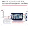 DC 0-300V 10/50/100A DC 0-100V 10/50/100A Voltmeter Ammeter LED Amp Dual Volt Meter Gauge LED Display Meter Amperemeter