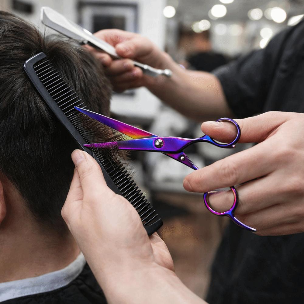 Thinning Tool Barber Shears Tools 6 Inch Hair Clippers Set Haircutting Kit  Barber Shop