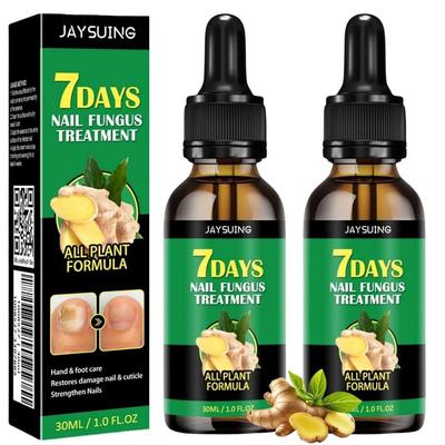 2 STÜCK Ingwer Wachstums Serum, Ingwer Nagelhautpflegeöl für Nägel, Ingwer Nagelunterstützung