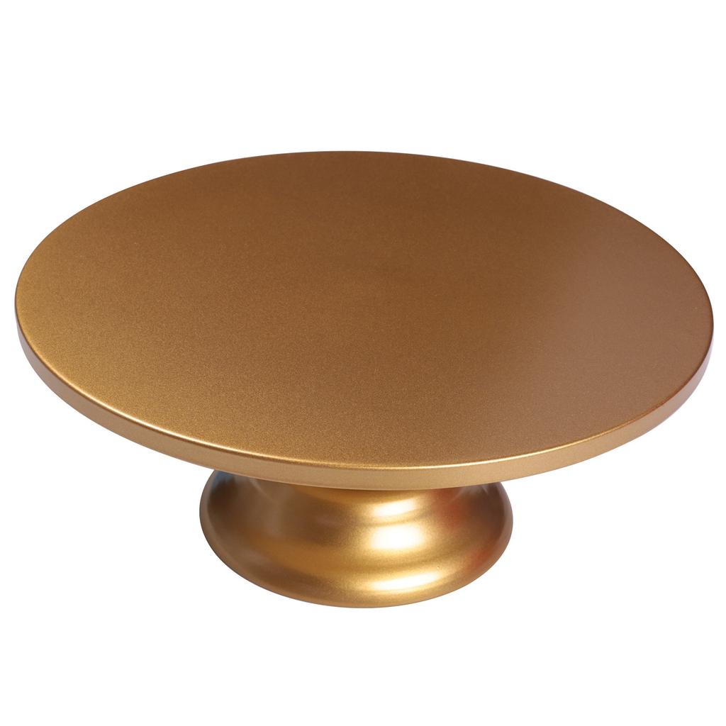 A96I-12 Zoll Eisen Runder Kuchenständer Kuchenteller Sockel Desserthalter Hochzeit Geburtstagsparty