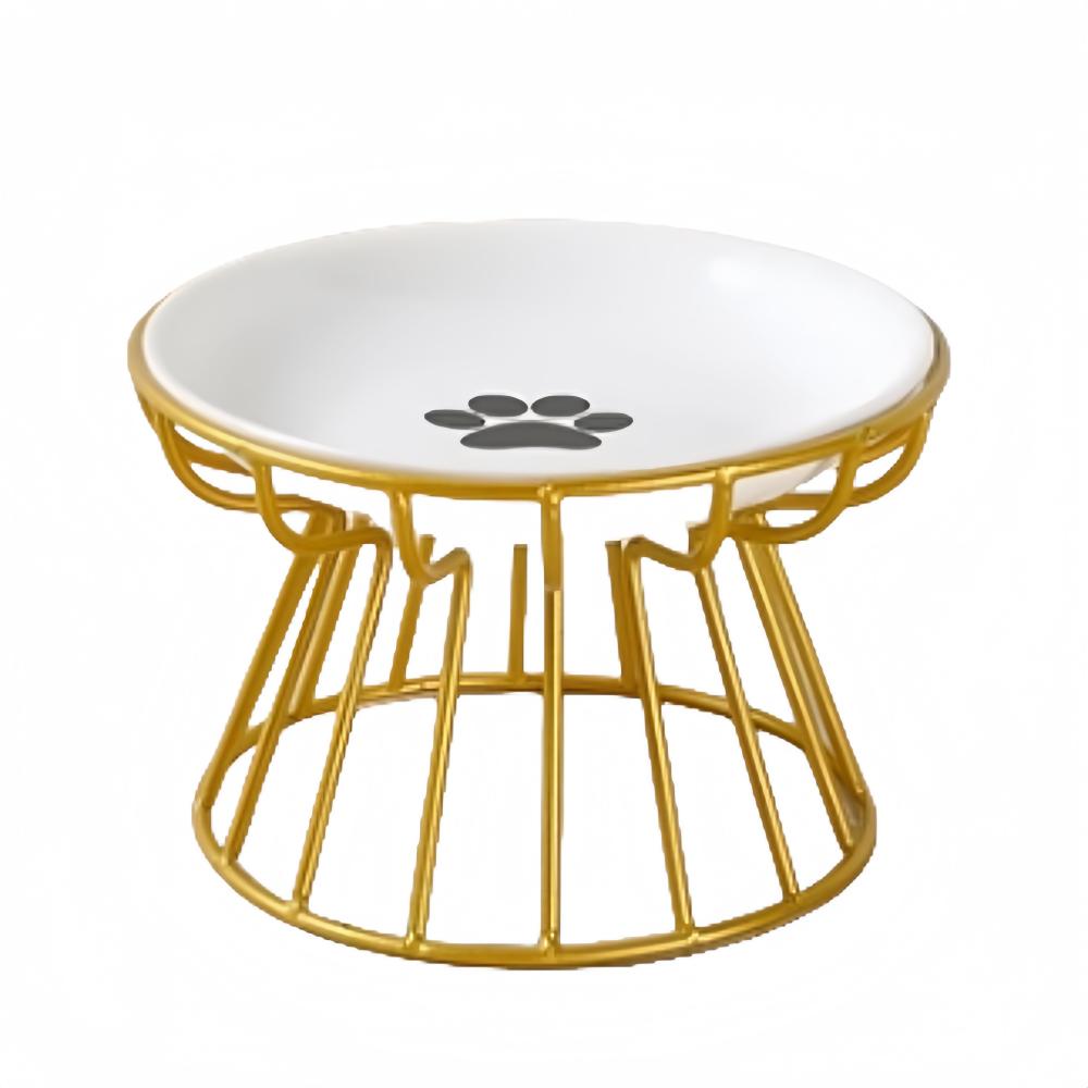 Cat Bowl Metal Bracket Cat Lifting Bowl Pet Food Snack Feeding Elevated Feeder Dog Supplies Accessories for Diameters Up To 16cm