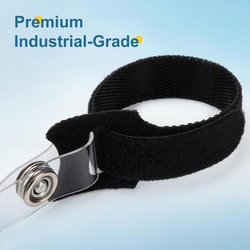 10pcs Heavy Type Plastic Tube Mounting Clip Adjustable Hose Clamps for Exhaust Systems Ducts and Projects