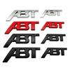 G5 3D Metal ABT Logo Letters Car Front Grill Emblem Badge Sticker For QQ4 A3 A4 A5 A7 A7 Q3 Q5 Q7 TT RS6 RS3 VW Golf 7