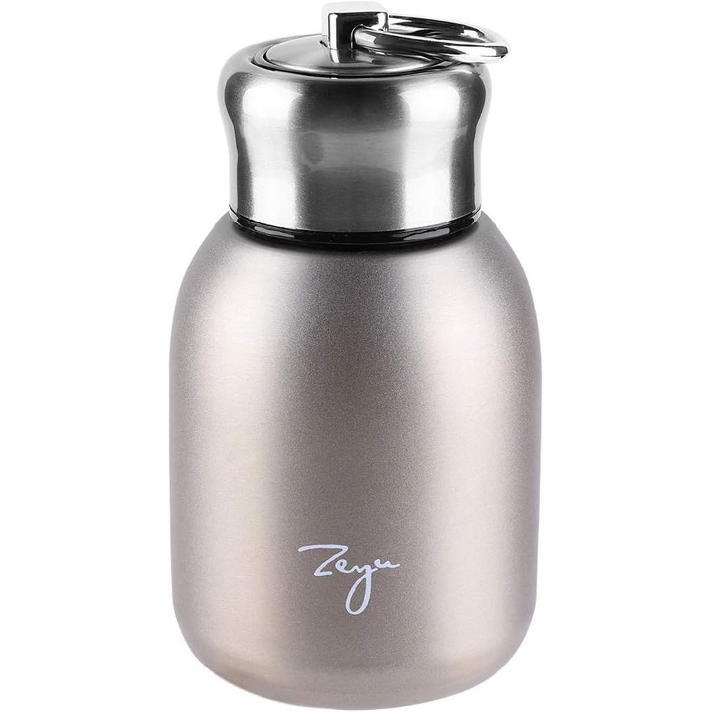 Mini Thermal Mug, 10oz/300ML Mini Thermos Mug Leak Proof Vacuum Flasks Travel Thermos Cup Portable Stainless Steel Drink Water Bottle for Indoor and