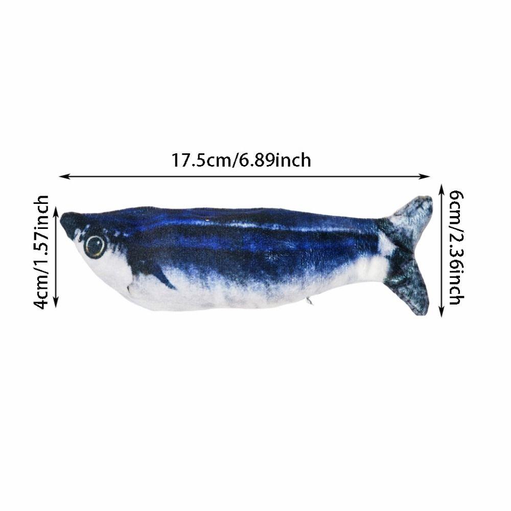 1/3Pcs Motion Sensor Interactive Cat Toy Realistic Flopping Catnip Kicker Toy  Interactive Play