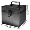 Aluminum Storage Case Hinged Lid Hard Shell Top Carry Handle