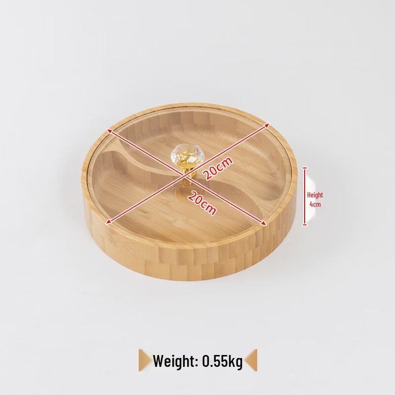 Bamboo Fireside Tea Snack Platter 20x20x4 cm