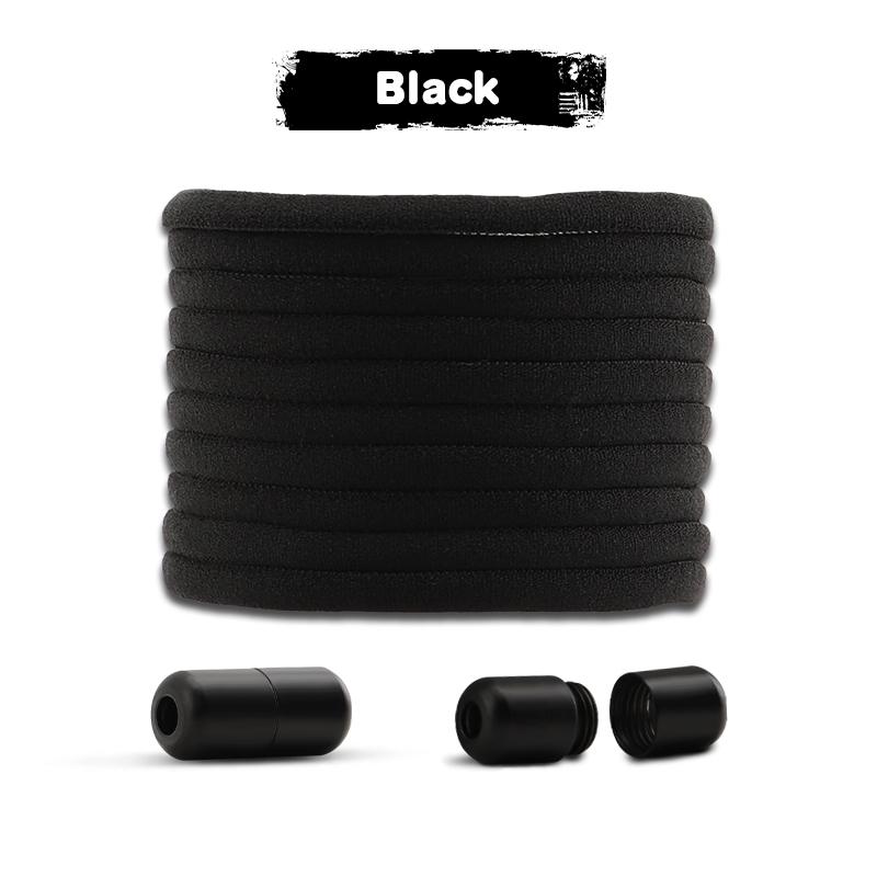 1Pair Elastic Laces Sneakers No Tie Shoe laces Colorful Shoelaces Without ties Kids Adult Semicircle Shoelace for Shoes