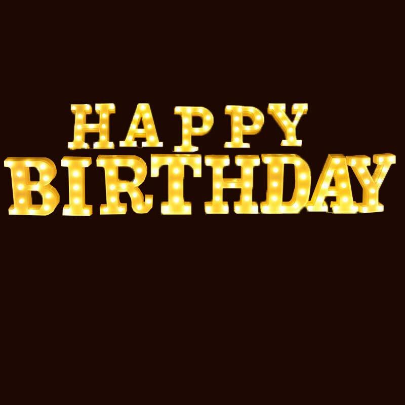 Creative Birthday Number Light Ornament