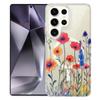 Blue Light Jungle Series Magnetic TPU Phone Case For Samsung Galaxy S24+ 5G, Raised Lens Screen Wireless Charging Protective Cover