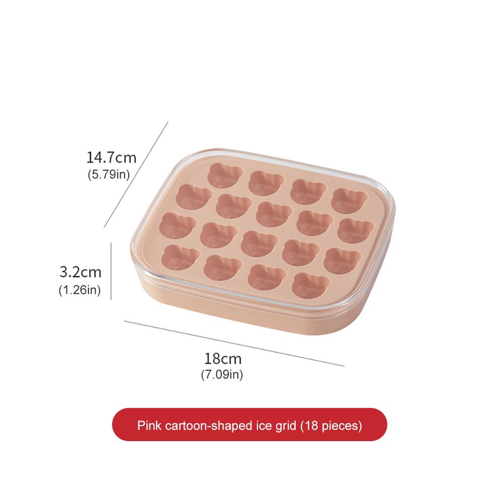 Silicone Ice Cube Mold Frozen Popsicle Cute Bear shape Ice Cube Making Gift Reusable Pastry Mold Kitchen Baking Tool Accessories