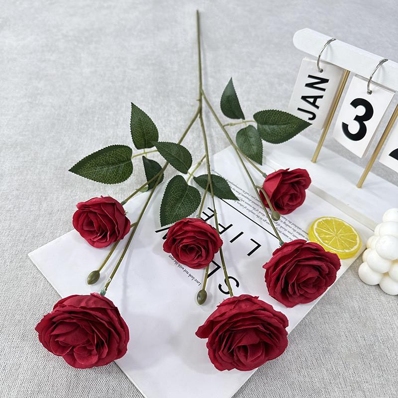 Silk Flower Wedding Decor Artificial Rose Arrangement For Photography And Home Decor