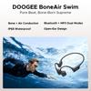 Doogee Knochenschall-Kopfhörer, IP68 Kabelloses Bluetooth 5.4, Dual-Treiber, Sport Open-Ear Kopfhörer zum Schwimmen, Laufen, Radfahren