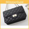 2023 New Hollow Chain Lock Bag Street Style Fashion Mini Single Shoulder Crossbody Bag Women's Small Bag
