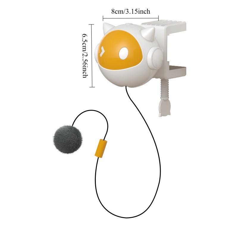 Automatic Lifting Interactive Cat Toy Ball Electric Self Moving Rolling Hair Ball Fun Hilarious Pet Cat Play Chasing Toy Supplie
