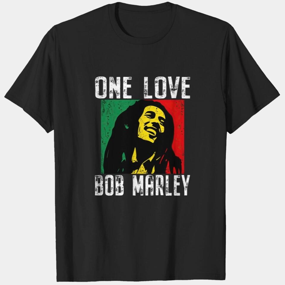 

Bob Marley One Love Crewneck Unisex T-Shirt, Reggae Shirt, Gifts For Fan Shirt 2XL