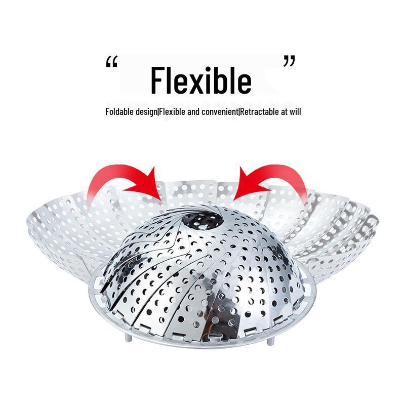 Xi Huang Adjustable Stainless Steel Steamer Rack