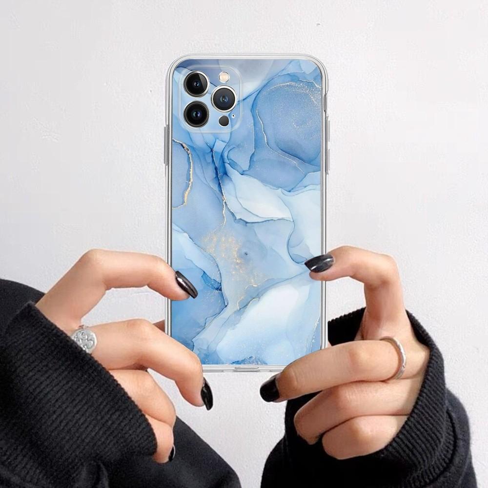 Marble Art Fashion Pattern Phone Case for iPhone 16 15 8 7 6 6S Plus X SE XR XS 14 11 12 13 Mini Pro Max Mobile Case