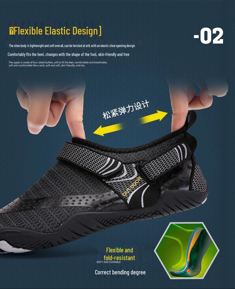 Unisex Sommar Barfota Klättring och Trekking Skor - Andningsbara, Mångsidiga för Strand, Simning, Utomhus, Inomhus, Yoga Aktiviteter