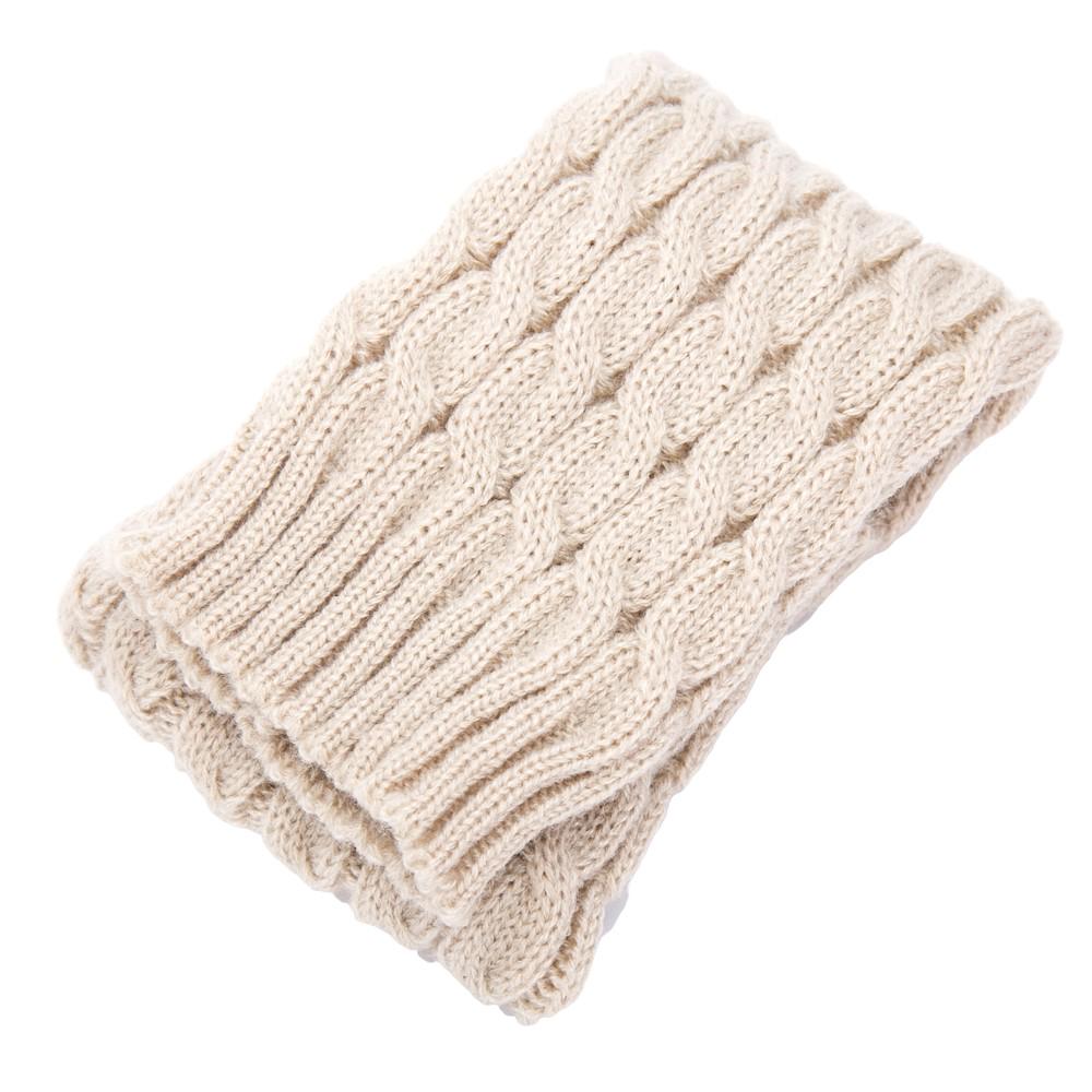 Women's Winter Knitted Leg Warmers Long Crochet High Knee Socks for Warmth and Comfort Boot Socks