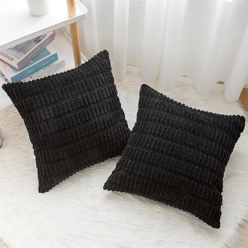 Weiche Kissenbezüge Strick Fell Einfarbige Sofakissenbezüge Lendenkissenbezug Kissenbezug Schutz für Bürosofa