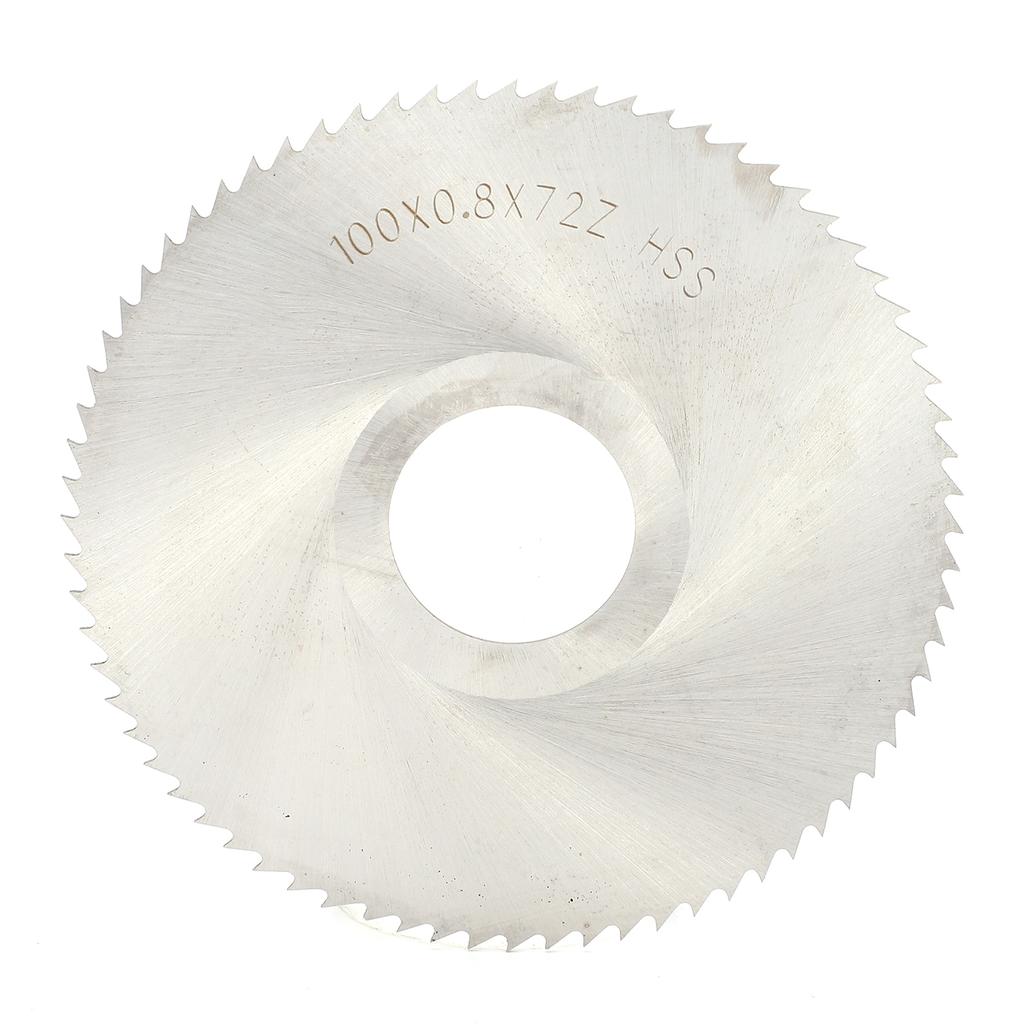 100x0.8mm 72Teeth Cutting Blade High Speed Steel Disc Circular Saw for Steel Aluminum Iron Wood Plastic
