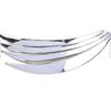 4x Autocolant Sprânceană Cromată Jantă Mașină Ornament Arc Buze Aripă Protector Anti-zgârieturi