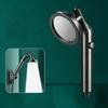 Dual-use Adjustable Handheld Shower Head High Pressure Overhead Spray Large Water Output Rotatable Elbow Shower Head Set