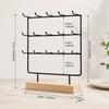 3/4 Tiers Earrings Display Stand Gold Black Necklace Bracelet Organizer  Retail Counter