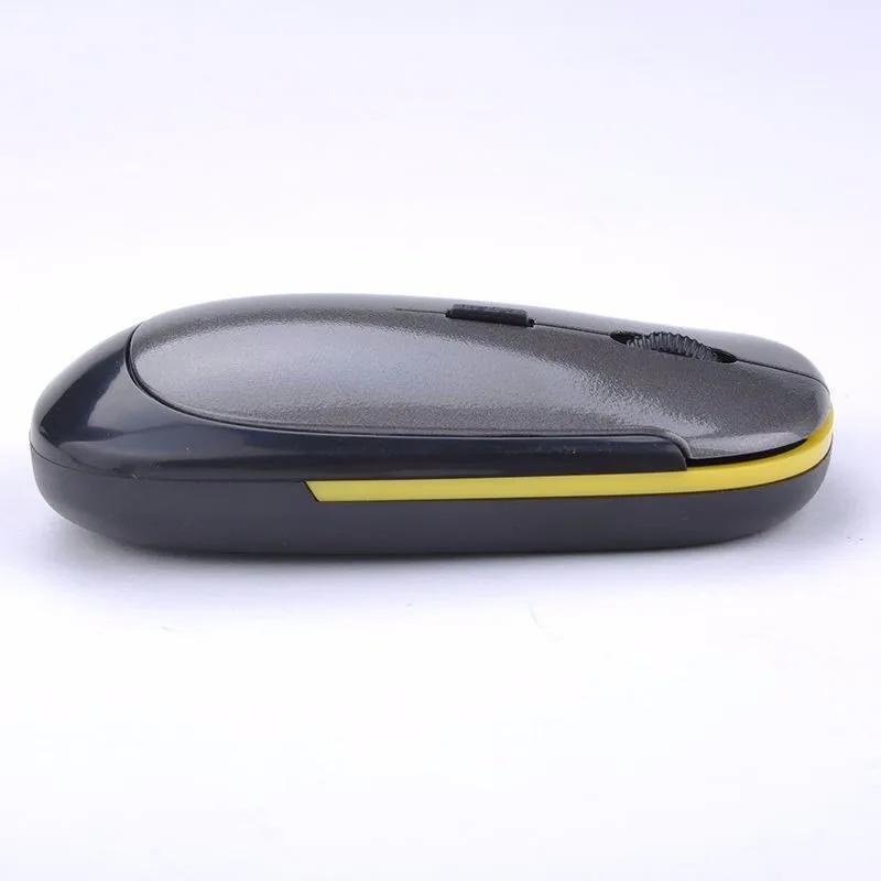 Portable 2.4GHz Wireless Mouse + USB Receiver 1600DPI 10m Gaming Mouse for Macbook Laptop PC
