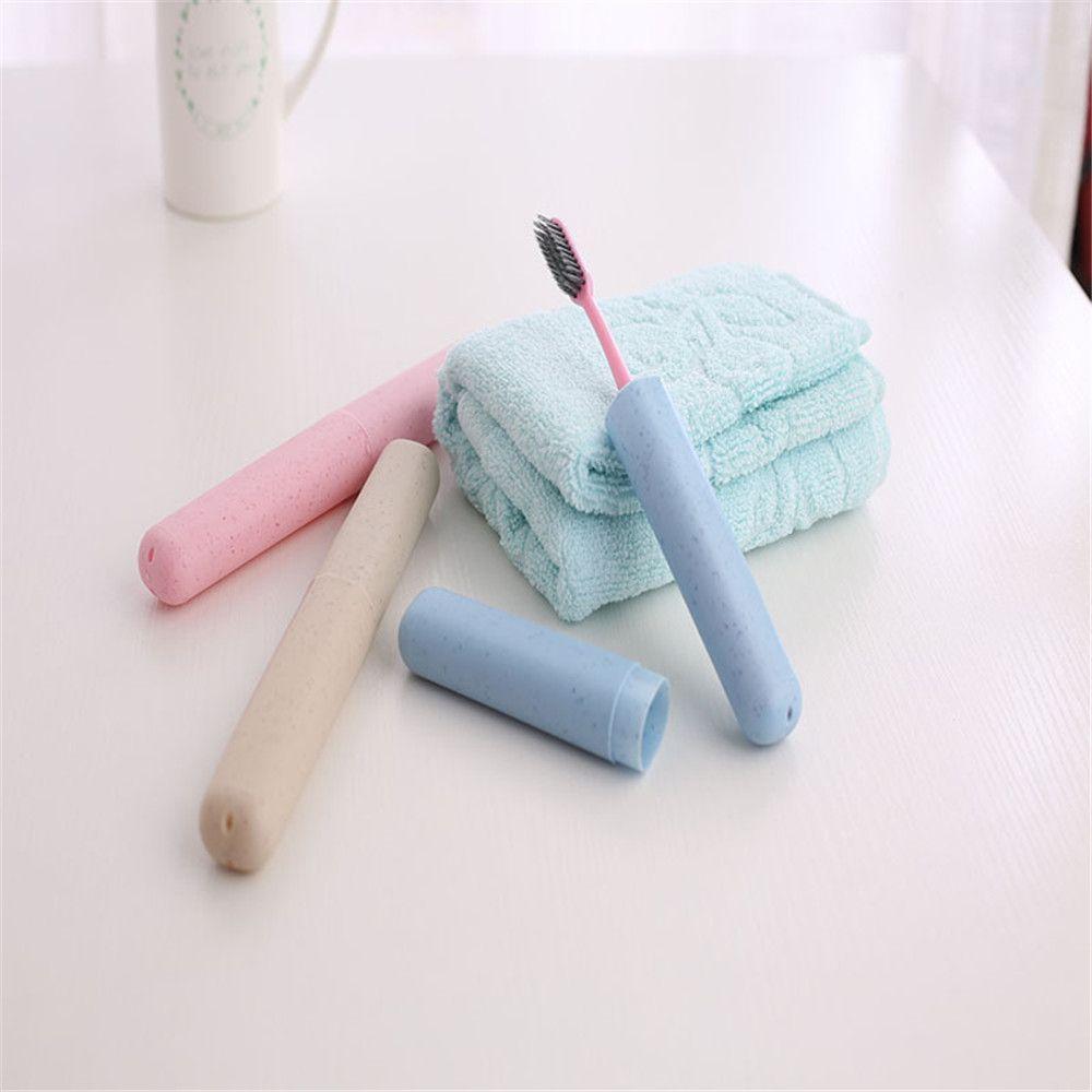 Portable Chopsticks Pencil Box Protector Toothbrush Tooth Brushes Case Storage